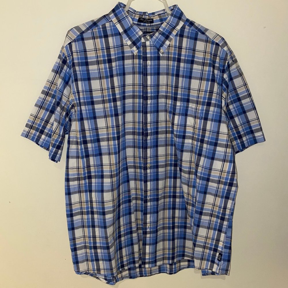 Chaps Plaid Sun Drenched Poplin Button Down Shirt